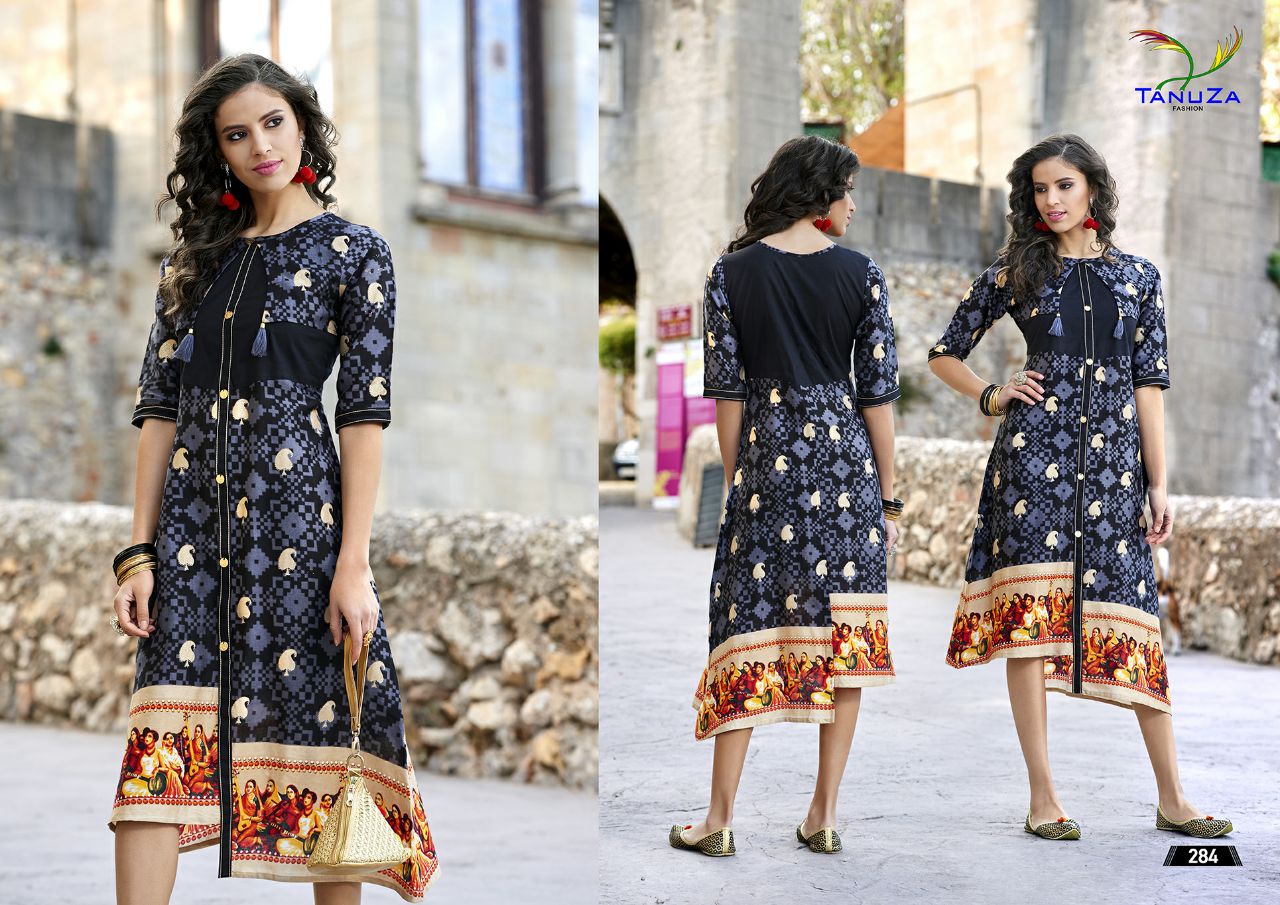 Reshmi By Tanuza Fashion 276 To 286 Series Beautiful Stylish Colorful Fancy Casual Wear & Ethnic Wear Collection Cotton/ Rayon/ Georgette Kurtis At Wholesale Price