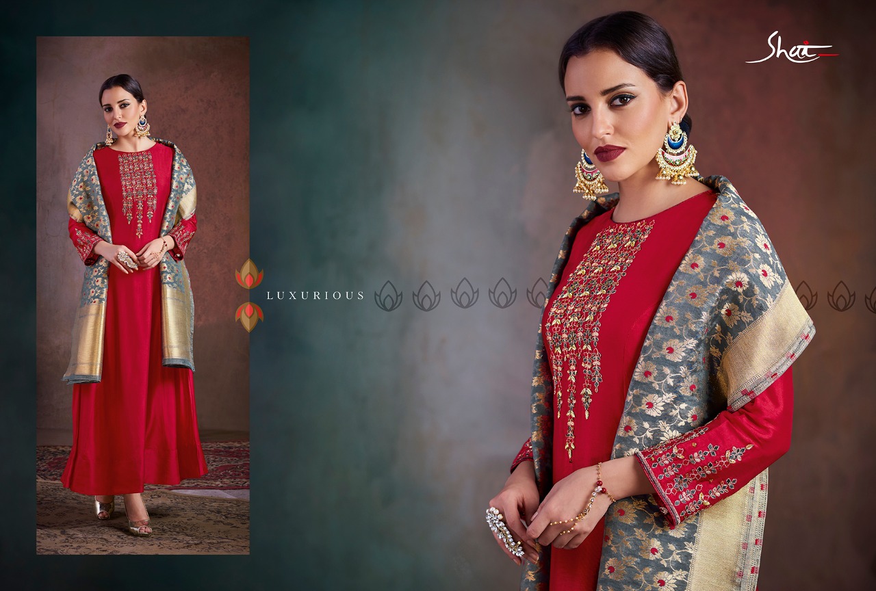 Rhythm By Shai 1701 To 1707 Series Designer Anarkali Suits Beautiful Stylish Fancy Colorful Party Wear & Occasional Wear Pure Bemberg Silk Dresses At Wholesale Price