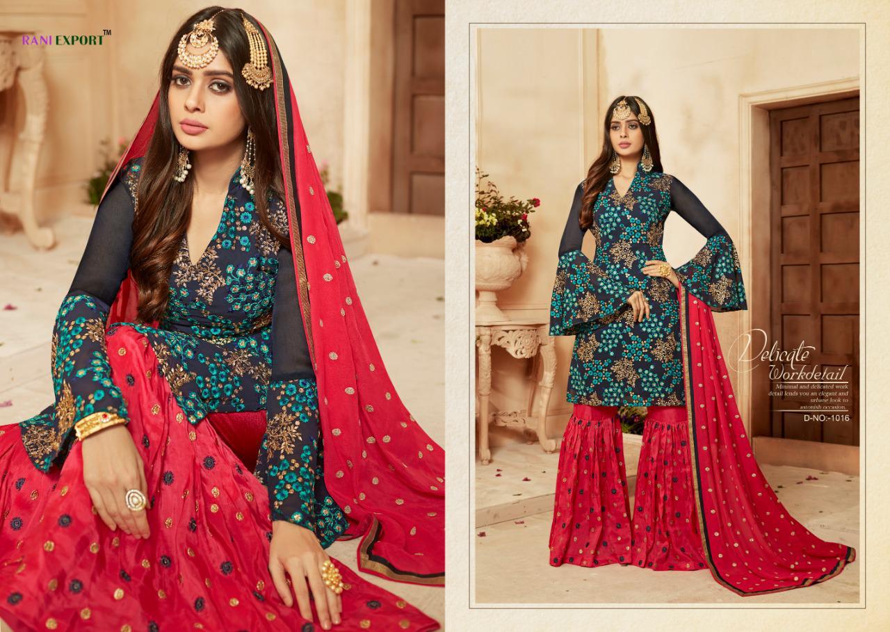Right Choice Vol-3 By Rani Exports 1013 To 1017 Designer Pakistani Suits Beautiful Stylish Fancy Colorful Party Wear & Occasional Wear Satin Georgette Dolla Silk Self Embroidery Dresses At Wholesale Price