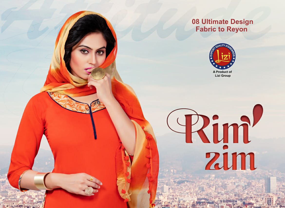 Rim Zim By Lizi 101 To 108 Series Beautiful Suits Stylish Colorful Fancy Casual Wear & Ethnic Wear Heavy Rayon Printed Dresses At Wholesale Price