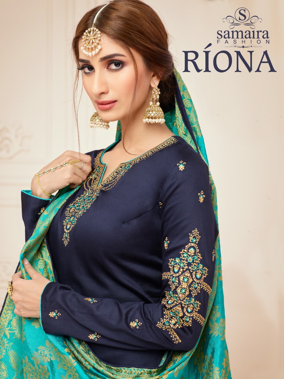 Riona By Samaira Fashion 603 To 611 Series Beautiful Winter Collection Suits Stylish Fancy Colorful Casual Wear & Ethnic Wear Pure Cotton Jam Silk With Embroidery Dresses At Wholesale Price