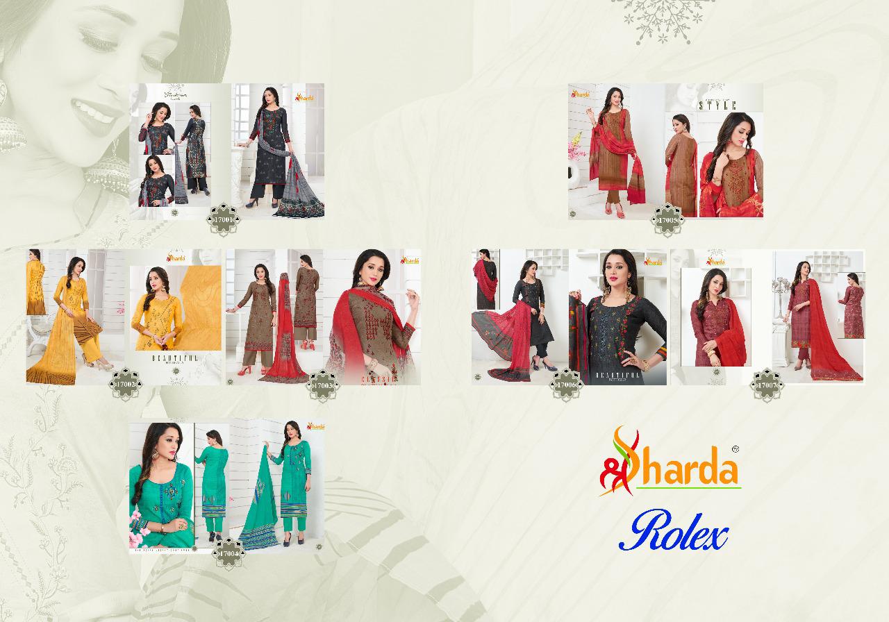 Rolex Vol-17 By Sharda 17001 To 17007 Series Beautiful Suits Stylish Fancy Colorful Casual Wear & Ethnic Wear Pure Lawn Digital Printed Dresses At Wholesale Price