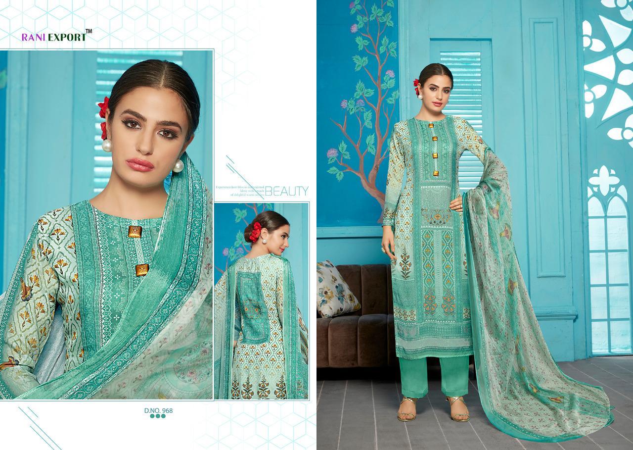 Roman By Rani Exports 968 To 975 Series Beautiful Pakistani Suits Colorful Stylish Fancy Casual Wear & Ethnic Wear Glaze Cotton Digital Style Print Elegant Buttons Dresses At Wholesale Price