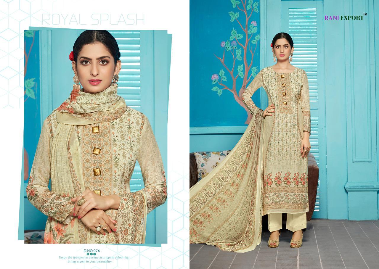 Roman By Rani Exports 968 To 975 Series Beautiful Pakistani Suits Colorful Stylish Fancy Casual Wear & Ethnic Wear Glaze Cotton Digital Style Print Elegant Buttons Dresses At Wholesale Price