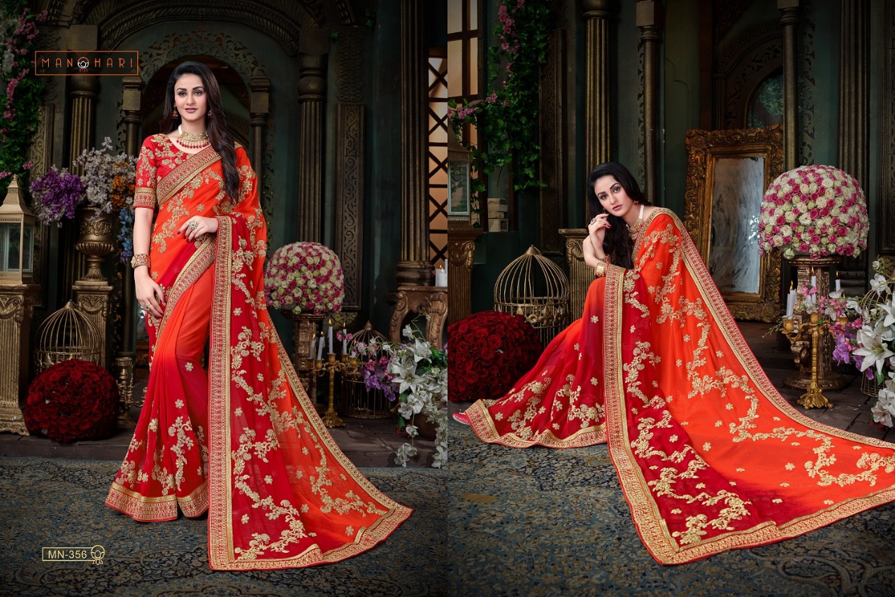 Roohi Vol-2 By Sutram 354 To 361 Series Designer Traditional Wear Collection Beautiful Stylish Fancy Colorful Party Wear & Occasional Wear Georgette/ Art Silk/ Chiffon Sarees At Wholesale Price