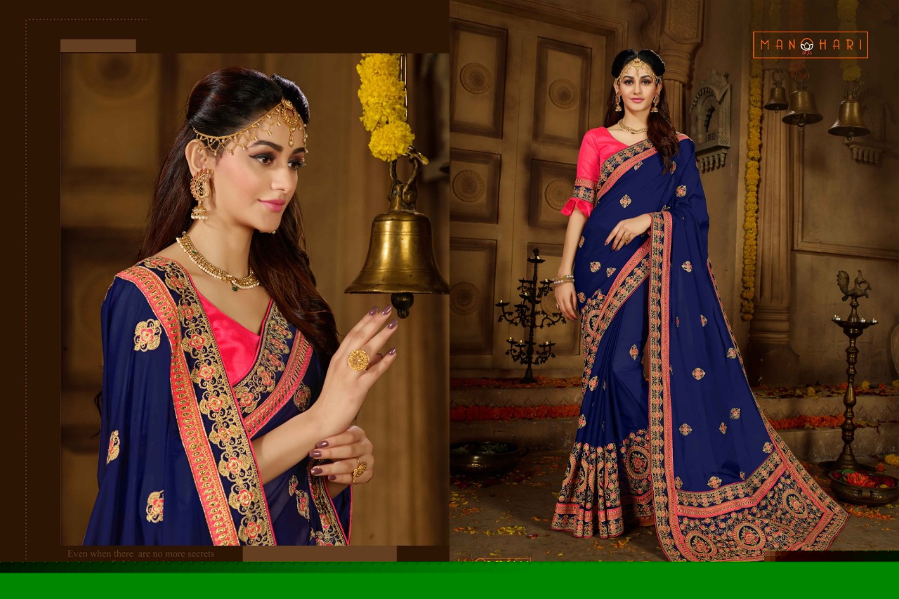 Roohi Vol-4 By Sutram 443 To 448 Series Indian Traditional Wear Collection Beautiful Stylish Fancy Colorful Party Wear & Occasional Wear Rangoli Georgette Embroidered Sarees At Wholesale Price
