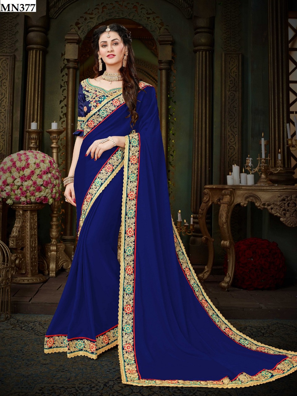 Roohi Hit Colors Vol-2 By Sutram 372 To 381 Series Designer Traditional Wear Collection Beautiful Stylish Fancy Colorful Party Wear & Occasional Wear Georgette Sarees At Wholesale Price