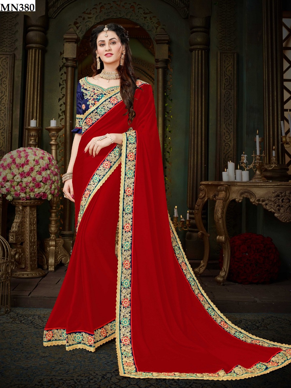 Roohi Hit Colors Vol-2 By Sutram 372 To 381 Series Designer Traditional Wear Collection Beautiful Stylish Fancy Colorful Party Wear & Occasional Wear Georgette Sarees At Wholesale Price