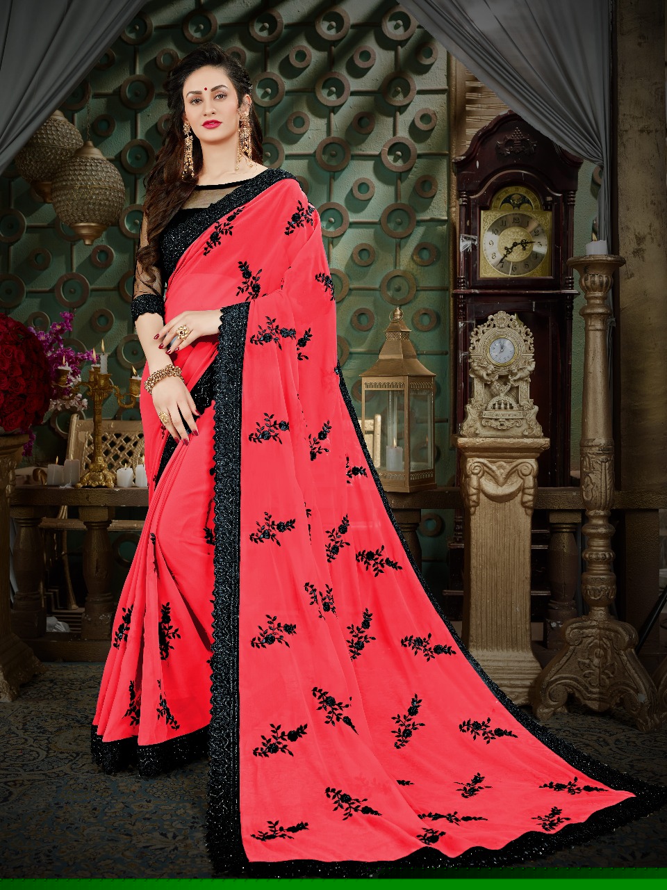 Roohi Colours By Sutram 1001 To 1009 Series Beautiful Stylish Fancy Colorful Traditional Wear Collection Party Wear & Occasional Wear Georgette Sarees At Wholesale Price