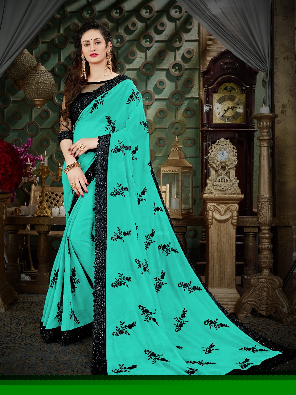 Roohi Colours By Sutram 1001 To 1009 Series Beautiful Stylish Fancy Colorful Traditional Wear Collection Party Wear & Occasional Wear Georgette Sarees At Wholesale Price
