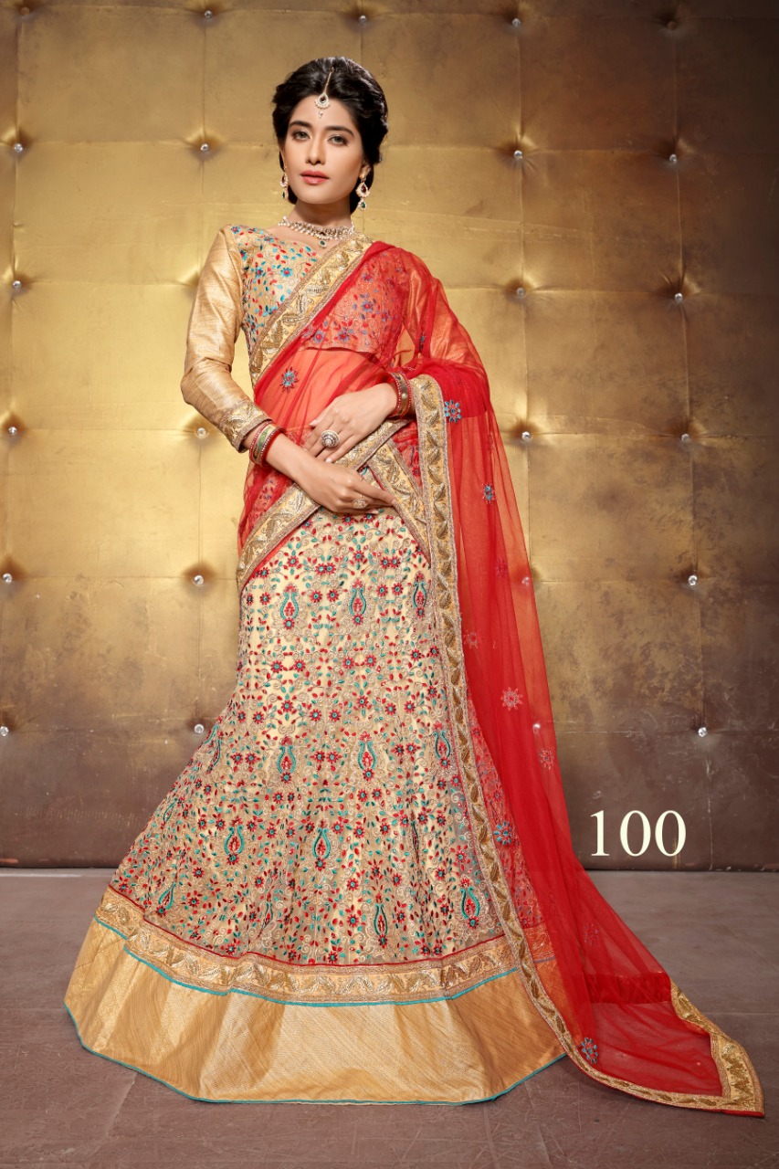 Roop Nikhar By Aasvaa Indian Bridal Wear Collection Beautiful Stylish Fancy Colorful Party Wear & Occasional Wear Silk Lehengas At Wholesale Price