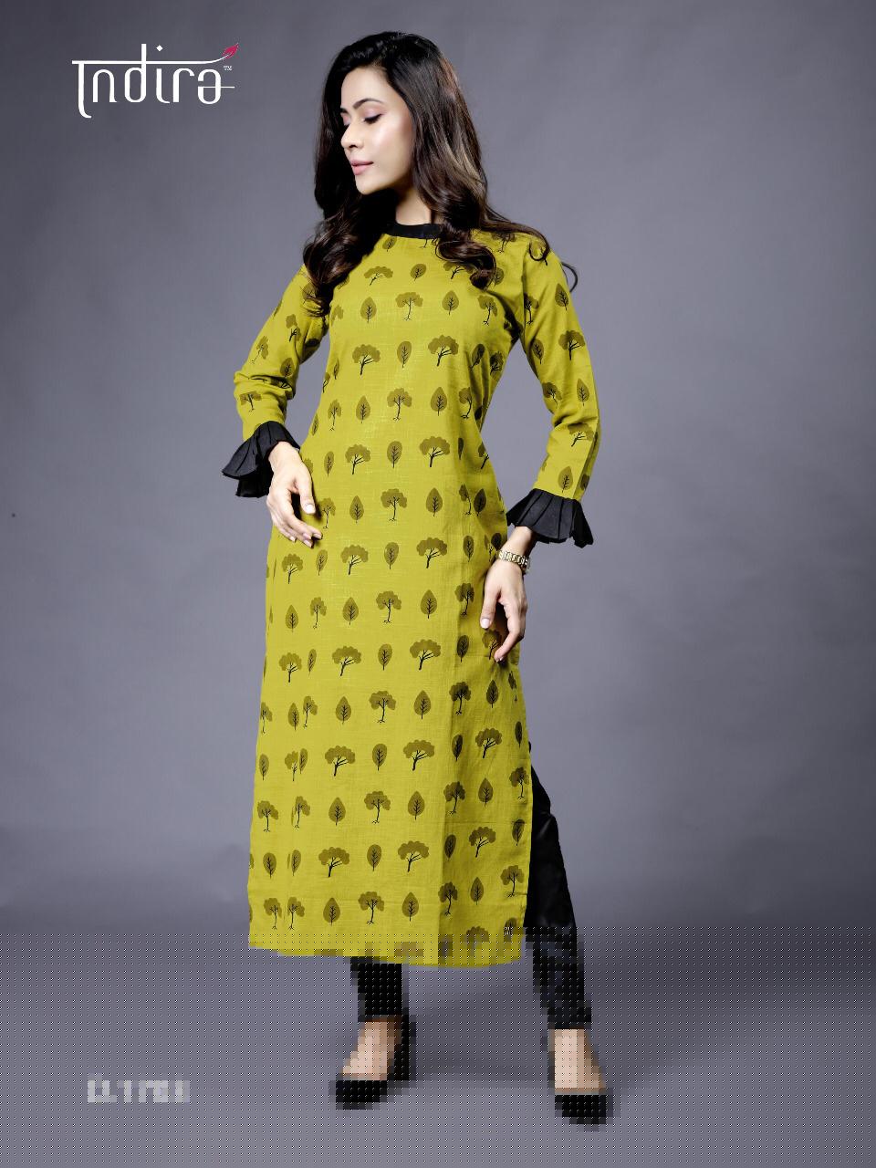 Rozana Vol-2 By Indira 1701 To 1706 Series Beautiful Colorful Stylish Fancy Casual Wear & Ethnic Wear & Ready To Wear Jaipuri Block Printed Cotton Slub And Cotton Flex Printed Kurtis At Wholesale Price