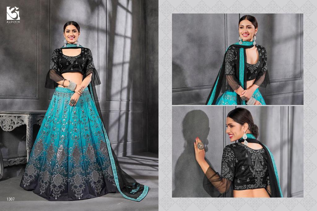 Ruaab Vol-2 By Aloukik 1301 To 1307 Series Bridal Wear Collection Beautiful Stylish Colorful Fancy Party Wear & Occasional Wear Pure Silk Lehengas At Wholesale Price