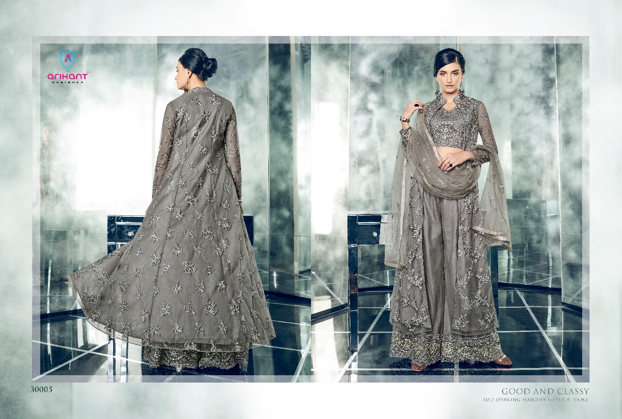 Rubby By Arihant Designer 30001 To 30005 Series Designer Wedding Collection Beautiful Stylish Fancy Colorful Party Wear & Occasional Wear Heavy Dull Mono Net Dresses At Wholesale Price
