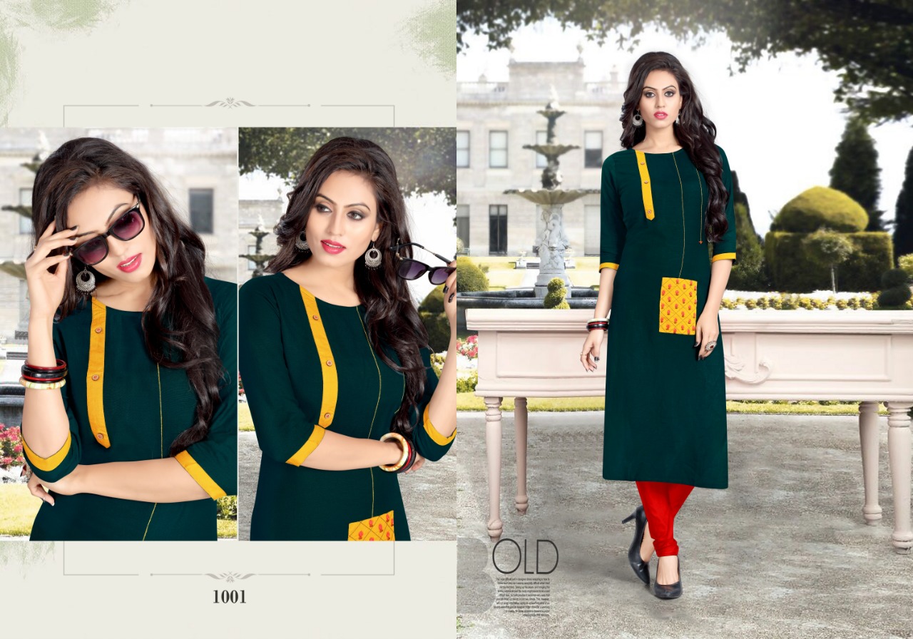 Ruby By Dj 1001 To 1008 Series Beautiful Colorful Stylish Fancy Casual Wear & Ethnic Wear & Ready To Wear Flex Heavy Rayon Kurtis At Wholesale Price