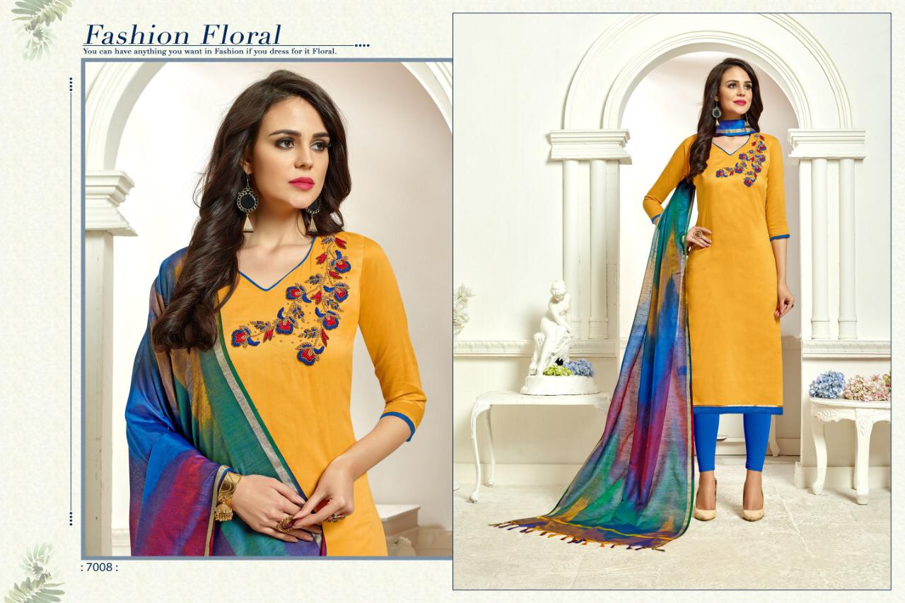 Rudrx Vol-7 By Ravi Creation 7001 To 7012 Series Designer Suits Collection Beautiful Stylish Fancy Colorful Party Wear & Occasional Wear South Cotton Silk Dresses At Wholesale Price