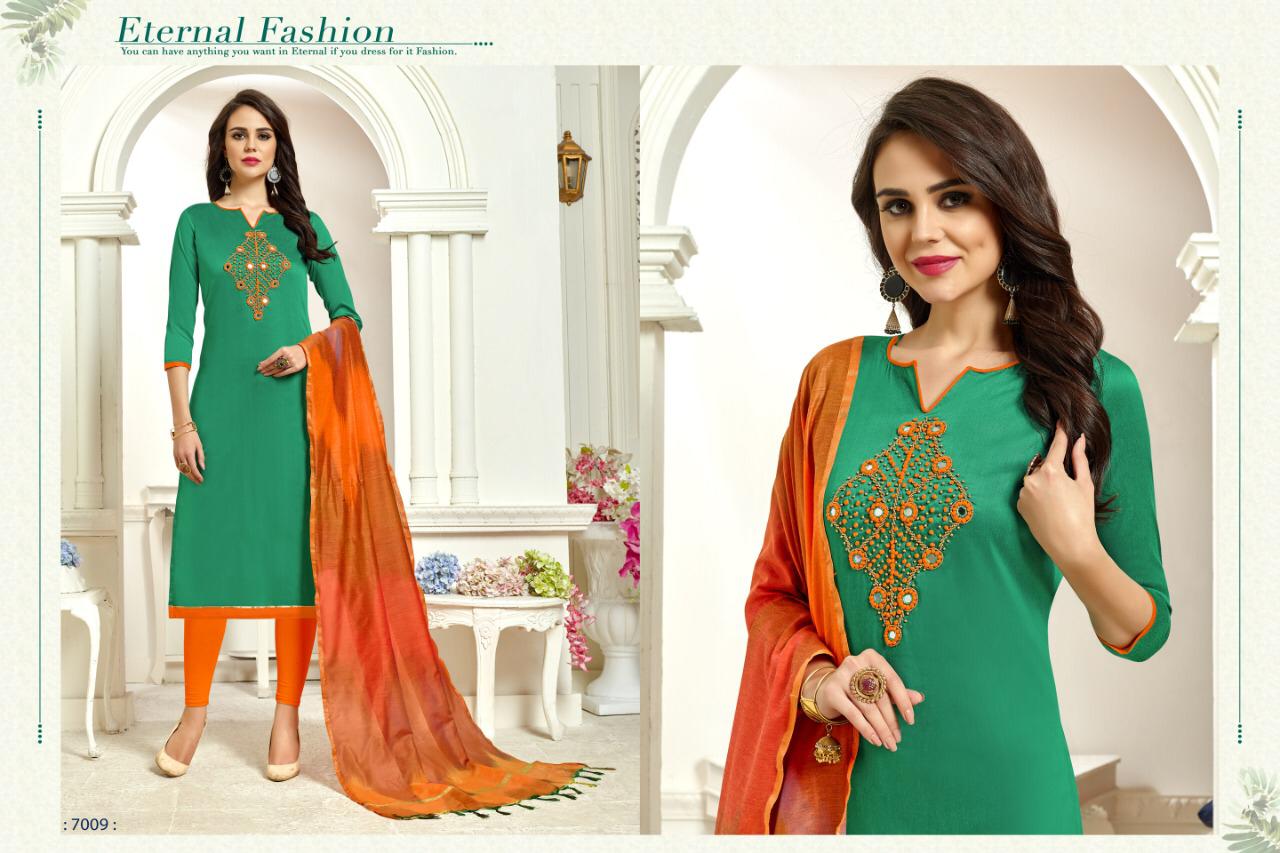 Rudrx Vol-7 By Ravi Creation 7001 To 7012 Series Designer Suits Collection Beautiful Stylish Fancy Colorful Party Wear & Occasional Wear South Cotton Silk Dresses At Wholesale Price