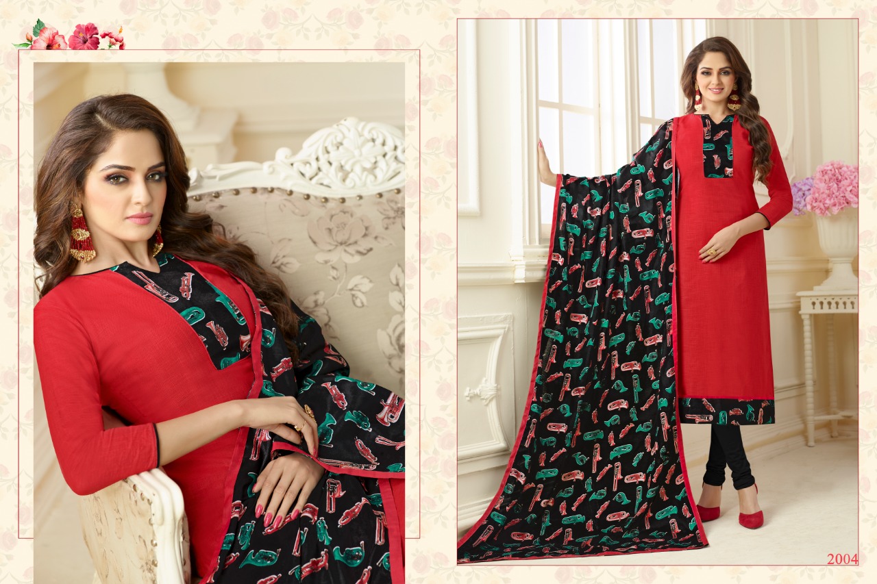 Ruhani Vol-2 By Alpha Textile 2001 To 2012 Series Beautiful Stylish Fancy Colorful Casual Wear & Ethnic Wear Slub Cotton Printed Dresses At Wholesale Price