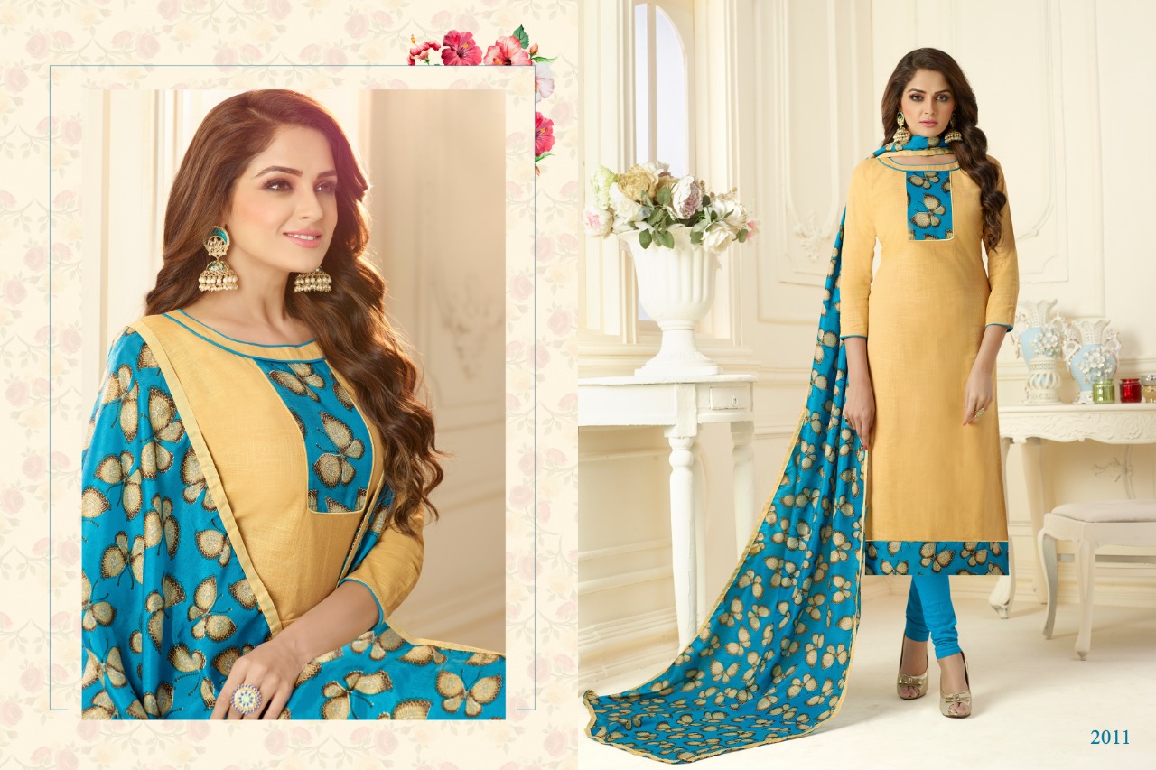 Ruhani Vol-2 By Alpha Textile 2001 To 2012 Series Beautiful Stylish Fancy Colorful Casual Wear & Ethnic Wear Slub Cotton Printed Dresses At Wholesale Price