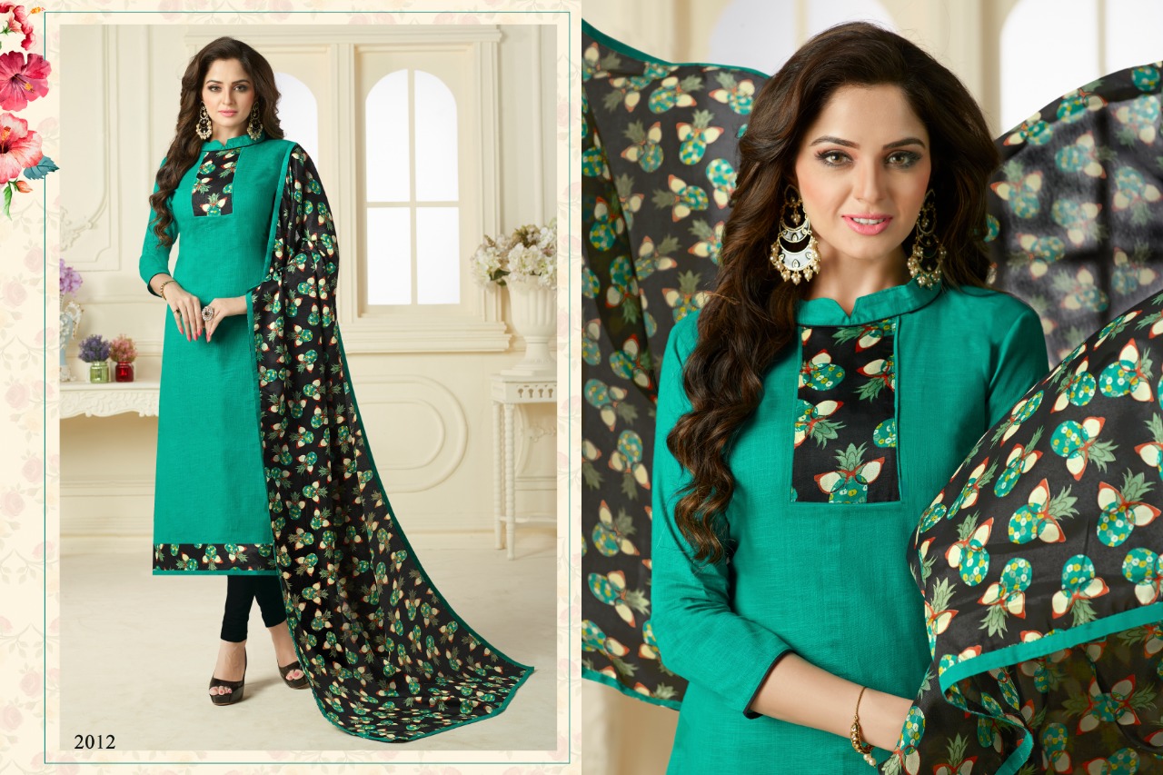 Ruhani Vol-2 By Alpha Textile 2001 To 2012 Series Beautiful Stylish Fancy Colorful Casual Wear & Ethnic Wear Slub Cotton Printed Dresses At Wholesale Price