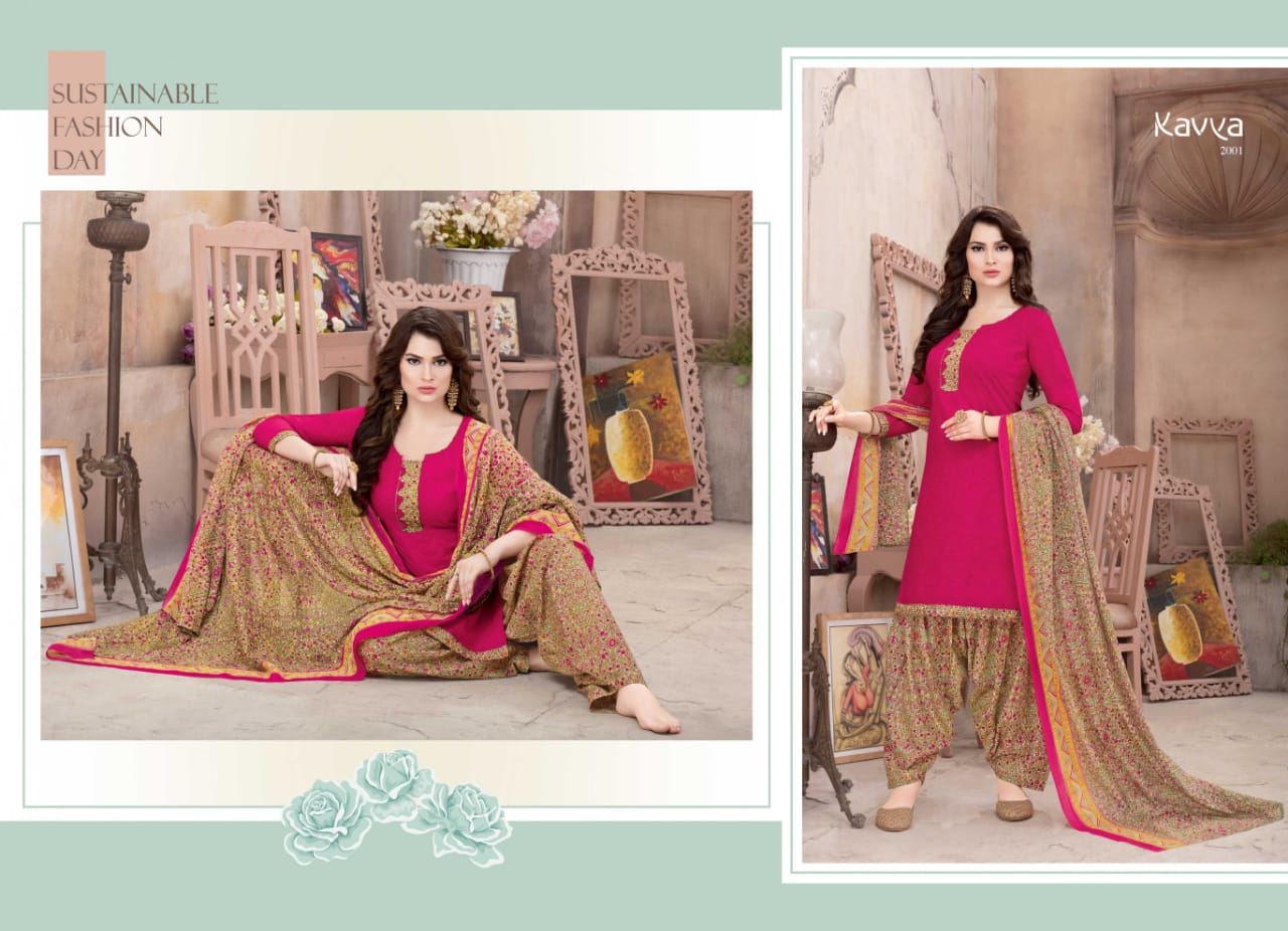 Ruhani Vol-2 By Kavya 2001 To 2016 Series Suits Collection Beautiful Stylish Fancy Colorful Casual Wear & Ethnic Wear Cotton Printed Dresses At Wholesale Price