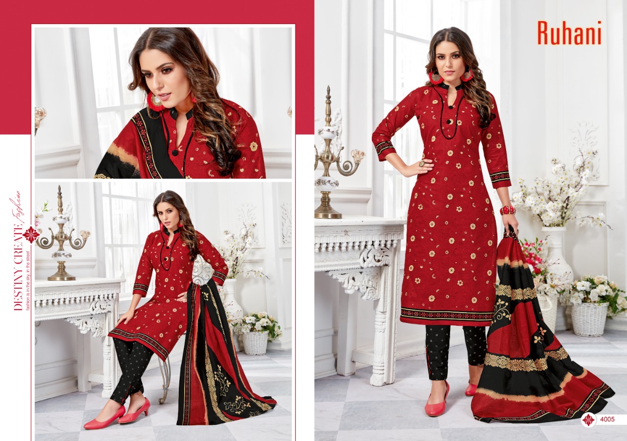 Ruhani Vol-4 By Ganesha 4005 To 4016 Series Beautiful Suits Stylish Fancy Colorful Casual Wear & Ethnic Wear & Ready To Wear Cotton Dresses At Wholesale Price