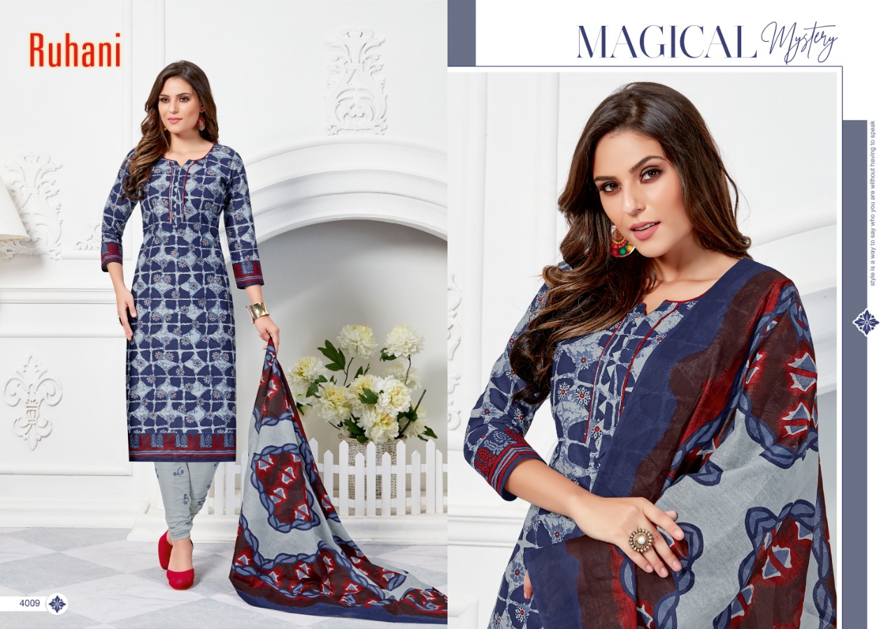 Ruhani Vol-4 By Ganesha 4005 To 4016 Series Beautiful Suits Stylish Fancy Colorful Casual Wear & Ethnic Wear & Ready To Wear Cotton Dresses At Wholesale Price
