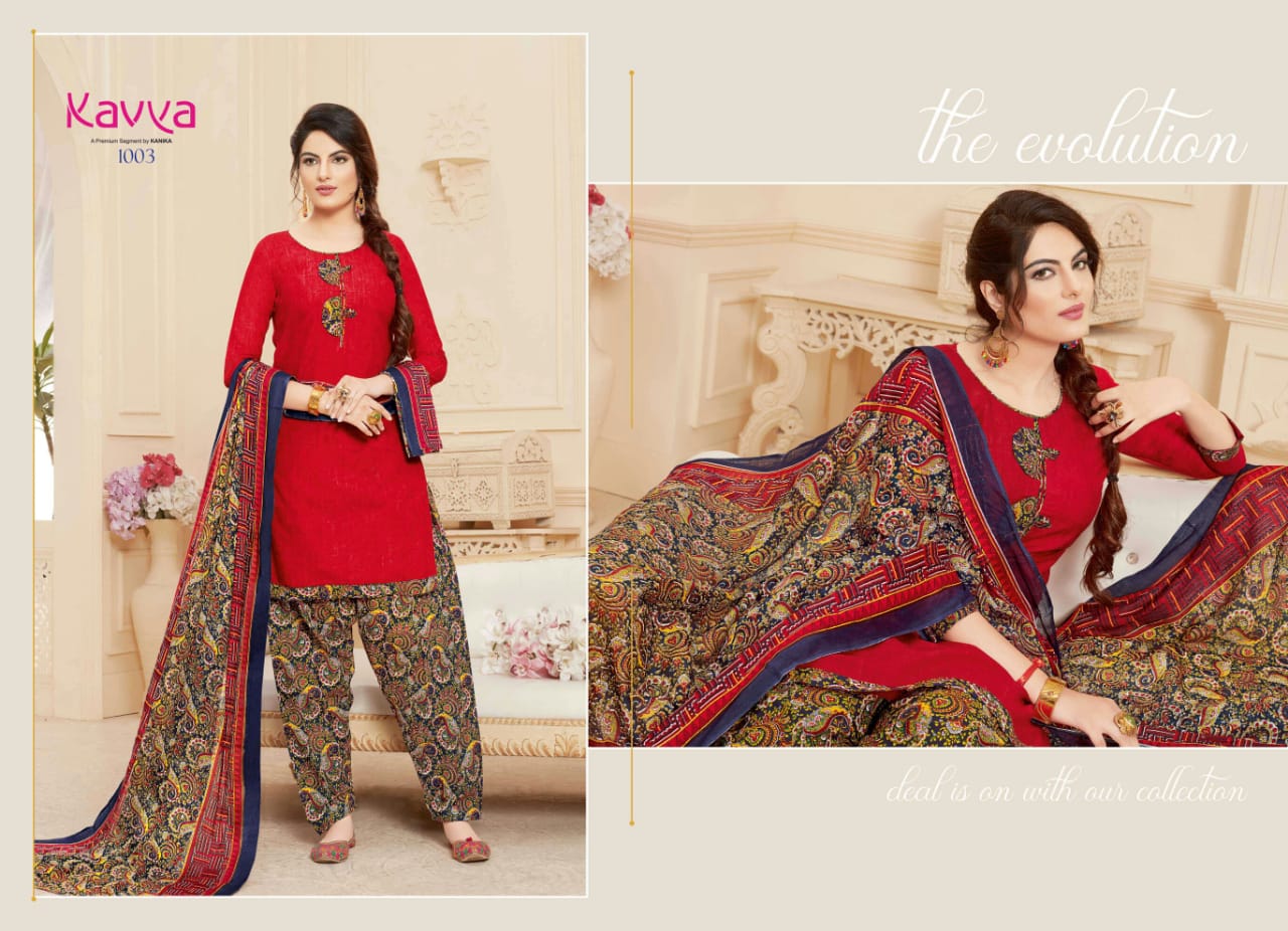 Ruhani By Kavya 1001 To 1012 Series Beautiful Suits Stylish Colorful Fancy Casual Wear & Ethnic Wear Pure Cotton Printed Dresses At Wholesale Price