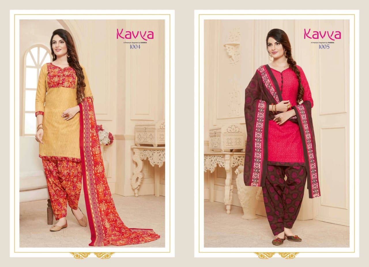 Ruhani By Kavya 1001 To 1012 Series Beautiful Suits Stylish Colorful Fancy Casual Wear & Ethnic Wear Pure Cotton Printed Dresses At Wholesale Price