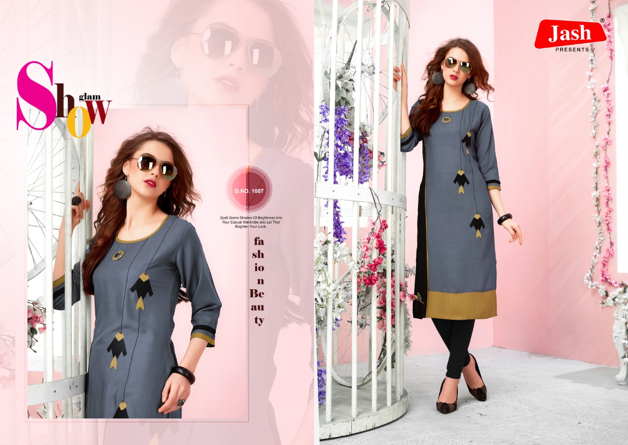 Ruhani Cool-5 By Jash 1001 To 1008 Series Beautiful Collection Suits Stylish Fancy Colorful Casual Wear & Ethnic Wear Rayon Kurtis At Wholesale Price