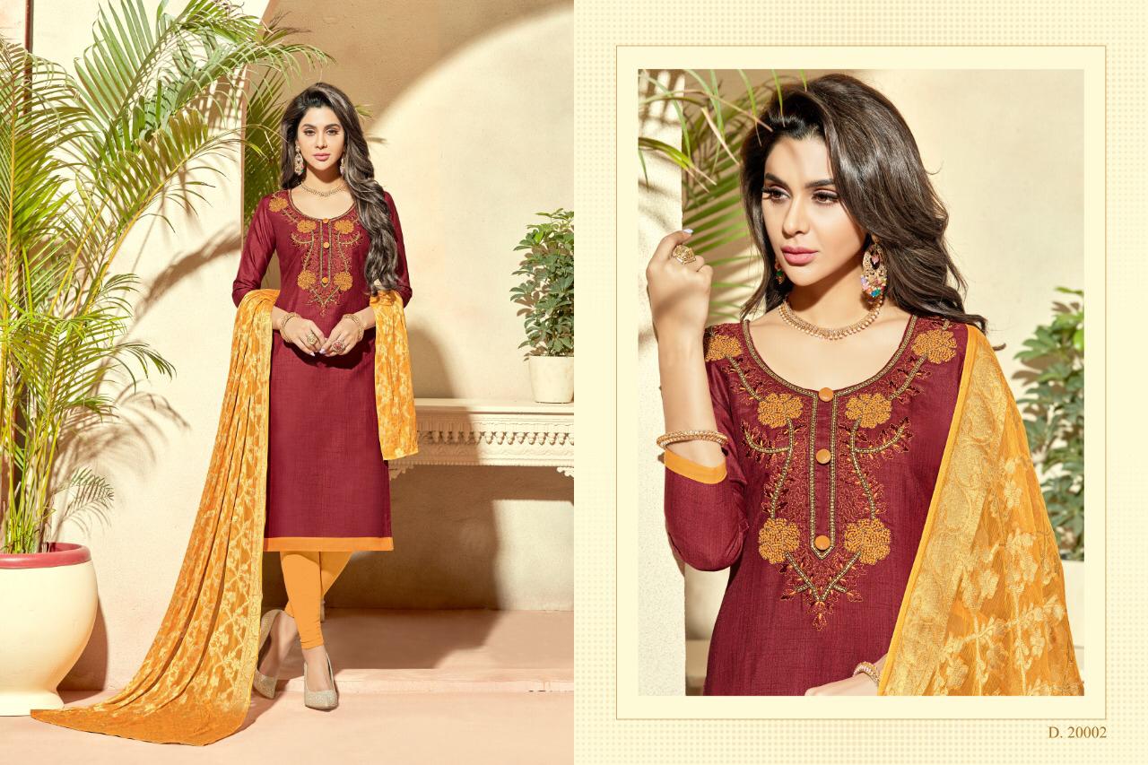 Rumani By Raghav Royals 20001 To 20012 Series Beautiful Suits Stylish Fancy Colorful Party Wear & Ethnic Wear Banarasi Silk Embroidery And Handwork Dresses At Wholesale Price