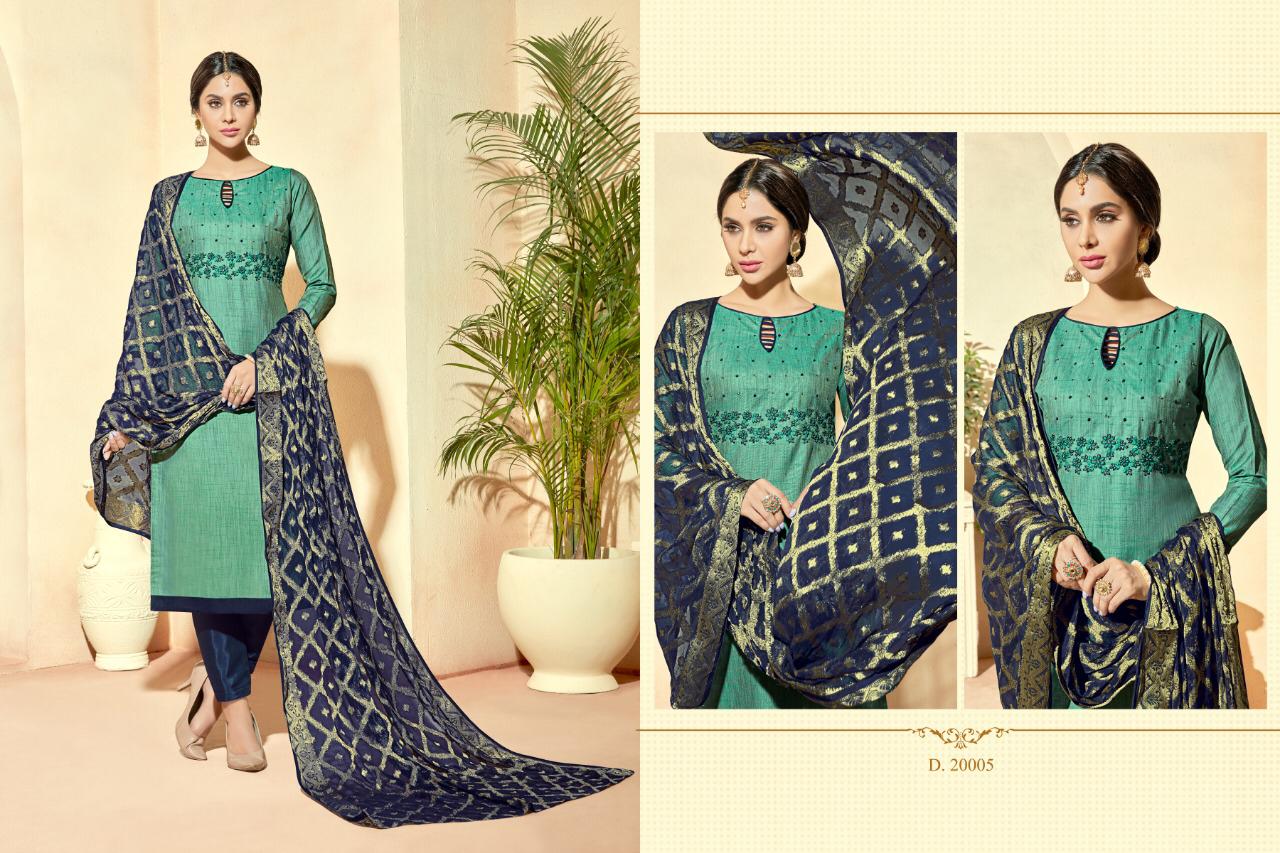 Rumani By Raghav Royals 20001 To 20012 Series Beautiful Suits Stylish Fancy Colorful Party Wear & Ethnic Wear Banarasi Silk Embroidery And Handwork Dresses At Wholesale Price