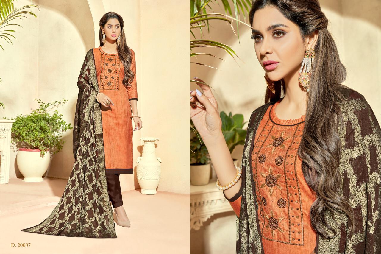 Rumani By Raghav Royals 20001 To 20012 Series Beautiful Suits Stylish Fancy Colorful Party Wear & Ethnic Wear Banarasi Silk Embroidery And Handwork Dresses At Wholesale Price
