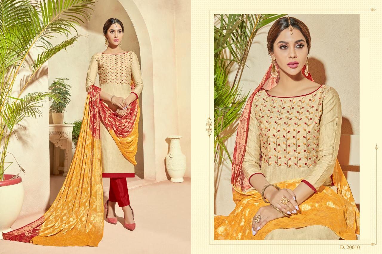 Rumani By Raghav Royals 20001 To 20012 Series Beautiful Suits Stylish Fancy Colorful Party Wear & Ethnic Wear Banarasi Silk Embroidery And Handwork Dresses At Wholesale Price