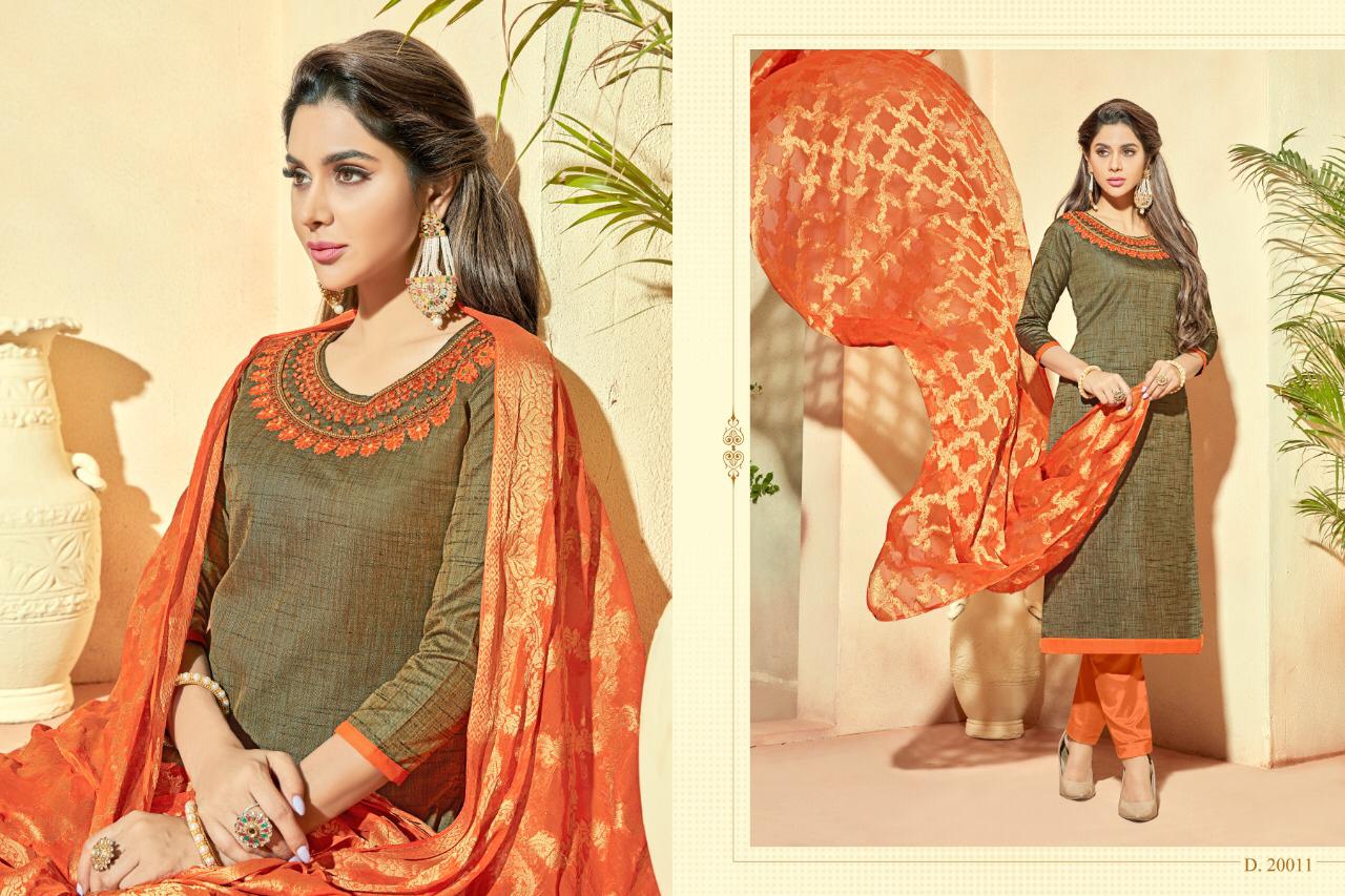 Rumani By Raghav Royals 20001 To 20012 Series Beautiful Suits Stylish Fancy Colorful Party Wear & Ethnic Wear Banarasi Silk Embroidery And Handwork Dresses At Wholesale Price