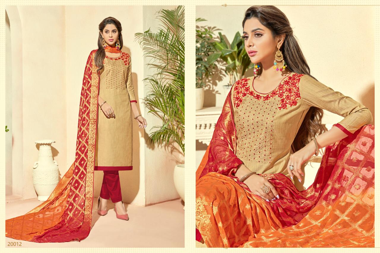 Rumani By Raghav Royals 20001 To 20012 Series Beautiful Suits Stylish Fancy Colorful Party Wear & Ethnic Wear Banarasi Silk Embroidery And Handwork Dresses At Wholesale Price