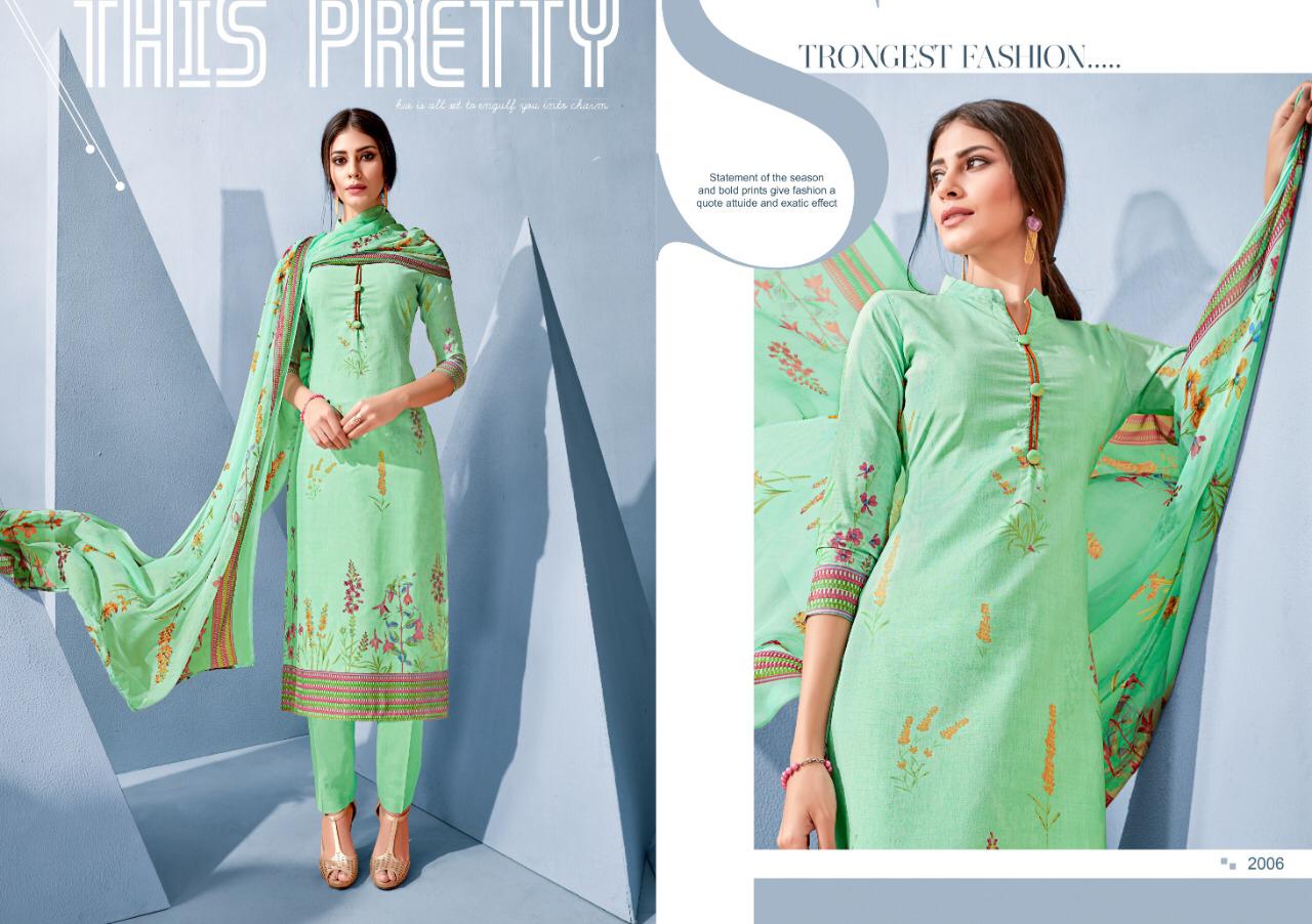S-zeba Vol-8 By Svf Prints 2001 To 2006 Series Designer Suits Beautiful Stylish Fancy Colorful Party Wear & Ethnic Wear Pure Cotton Printed Dresses At Wholesale Price