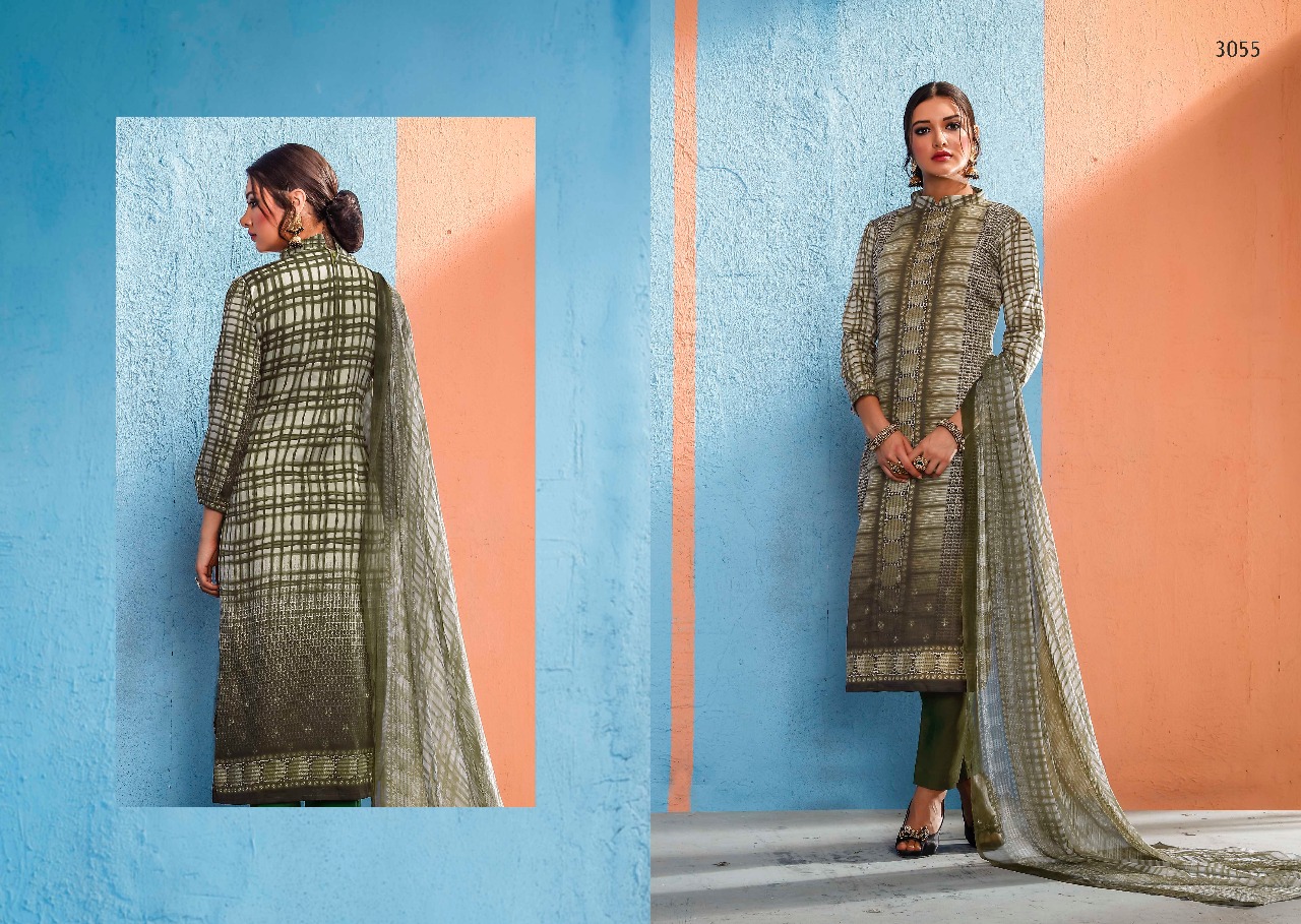 Sabhya By Labdhi 3051 To 3060 Series Beautiful Collection Suits Stylish Fancy Colorful Party Wear & Ethnic Wear Jam Satin Printed Dresses At Wholesale Price