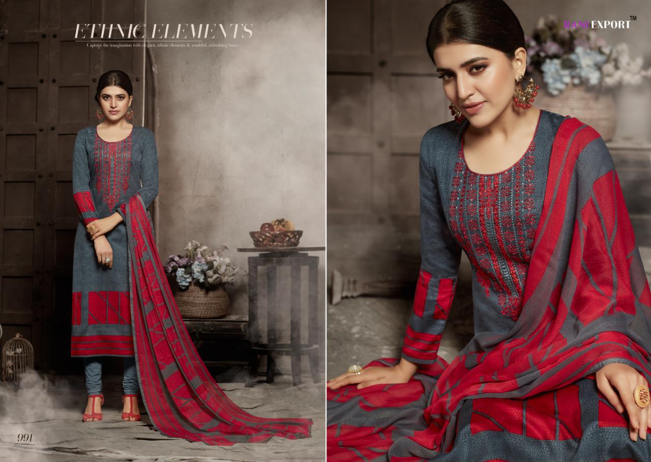Sabnam Vol-4 By Rani Export 984 To 991 Series Designer Suits Colorful Stylish Fancy Beautiful Collection Casual Wear & Ethnic Wear Pure Jam Cotton Print With Embroidery Dresses At Wholesale Price