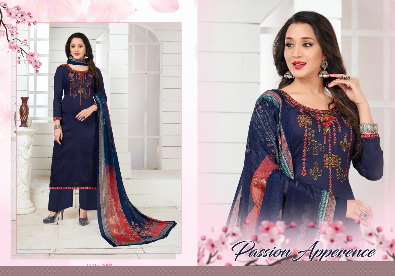 Safeena Vol-30 By Lavli Fashion 3001 To 3008 Series Indian Traditional Wear Collection Beautiful Stylish Fancy Colorful Party Wear & Occasional Wear Jam Silk Embroidered Dress At Wholesale Price
