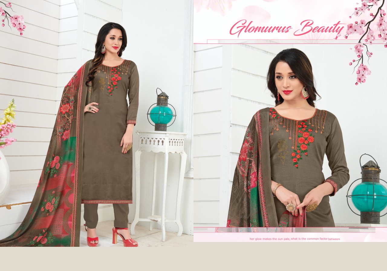 Safeena Vol-30 By Lavli Fashion 3001 To 3008 Series Indian Traditional Wear Collection Beautiful Stylish Fancy Colorful Party Wear & Occasional Wear Jam Silk Embroidered Dress At Wholesale Price