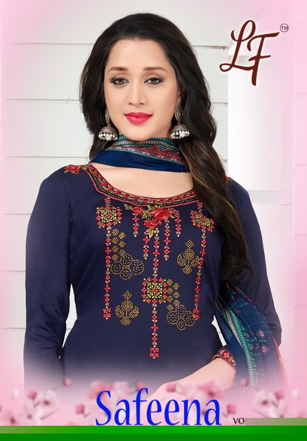Safeena Vol-30 By Lavli Fashion 3001 To 3008 Series Indian Traditional Wear Collection Beautiful Stylish Fancy Colorful Party Wear & Occasional Wear Jam Silk Embroidered Dress At Wholesale Price