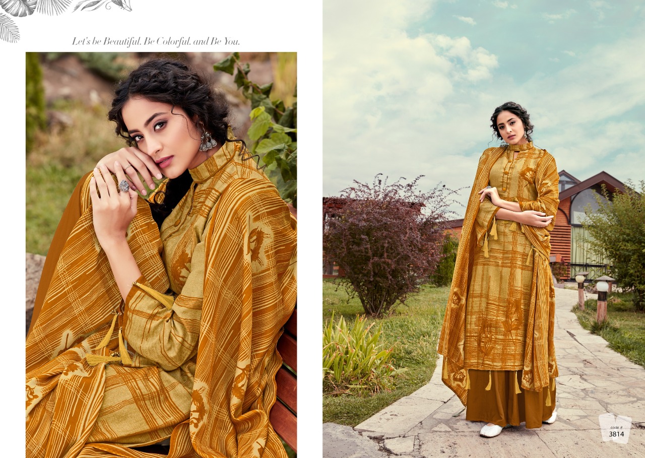 Safina By I.b Nx 3813 To 3820 Series Beautiful Stylish Fancy Colorful Casual & Party Wear & Ethnic Wear Pure Pashmina Printed With Embroidery Dresses At Wholesale Price
