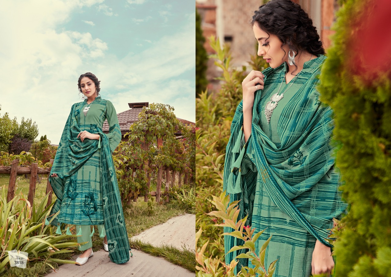 Safina By I.b Nx 3813 To 3820 Series Beautiful Stylish Fancy Colorful Casual & Party Wear & Ethnic Wear Pure Pashmina Printed With Embroidery Dresses At Wholesale Price
