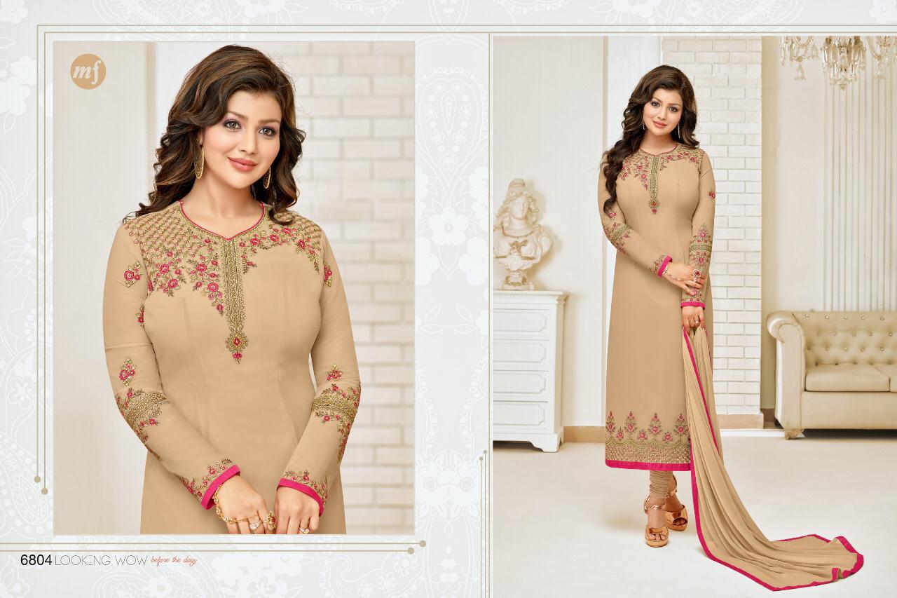 Saira Vol-2 By Mahaveer Fashion 6804 To 6812 Series Beautiful Pashmina Suits Stylish Fancy Colorful Winter Wear & Ethnic Wear Faux Georgette Embroidered Dresses At Wholesale Price