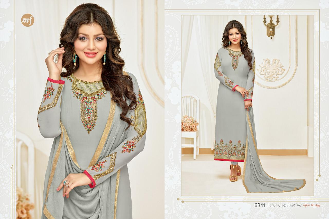 Saira Vol-2 By Mahaveer Fashion 6804 To 6812 Series Beautiful Pashmina Suits Stylish Fancy Colorful Winter Wear & Ethnic Wear Faux Georgette Embroidered Dresses At Wholesale Price
