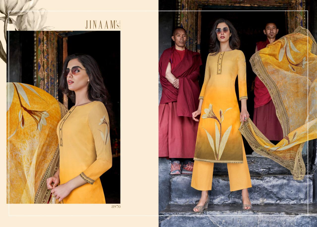 Sakeena By Jinaam Dresses 8966 To 8971 Series Suits Beautiful Stylish Fancy Colorful Designer Party Wear & Ethnic Wear Cotton Silk Digital Printed Dresses At Wholesale Price