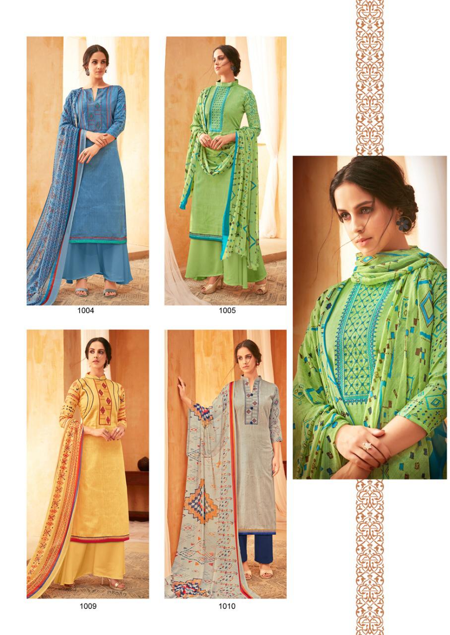 Sakhiya By Sunrise Creation 1001 To 1010 Series Beautiful Suits Colorful Stylish Fancy Colorful Casual Wear & Ethnic Wear Jam Satin Embroidery Work Dresses At Wholesale Price
