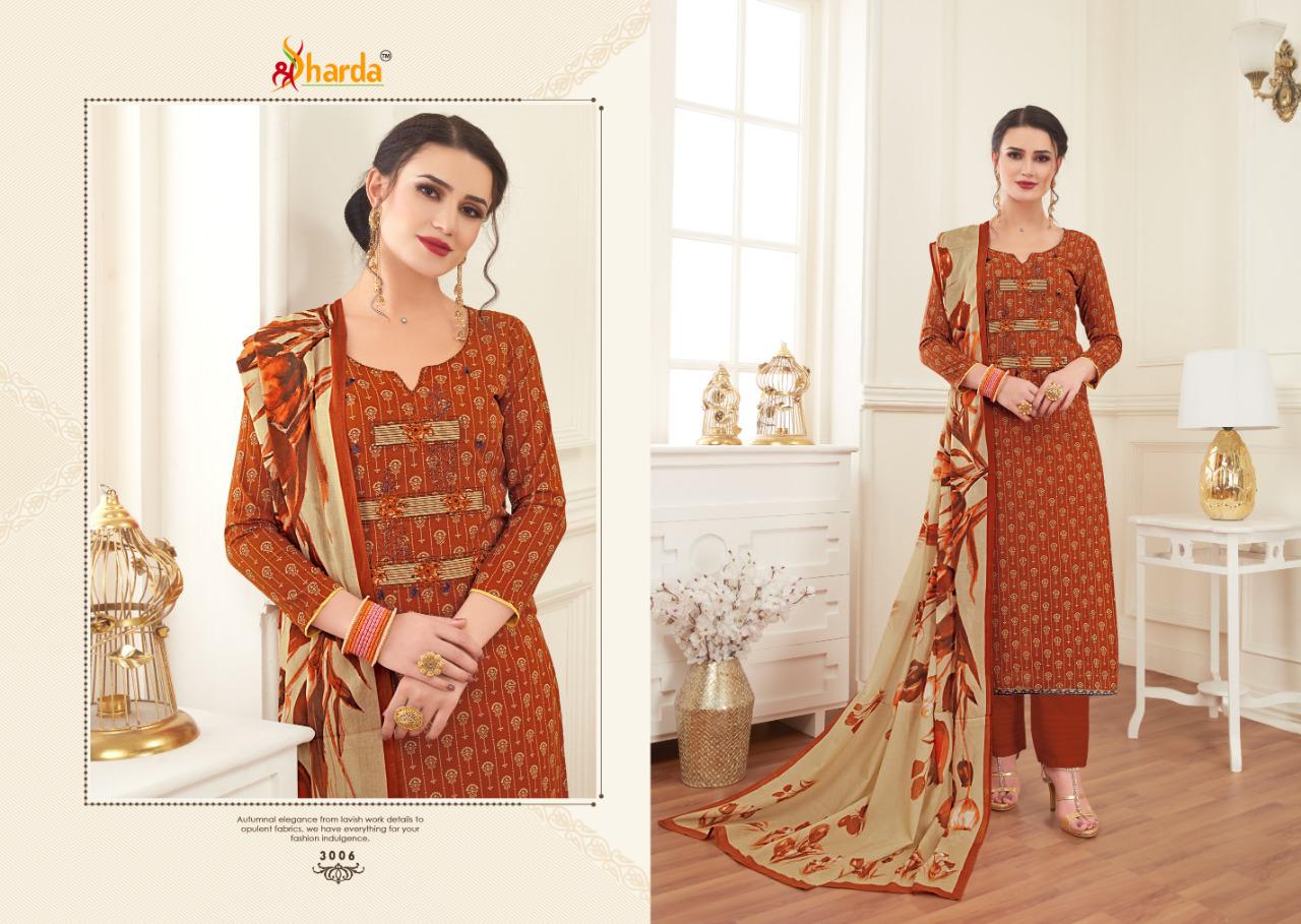 Sakshi By Sharda 3001 To 3007 Series Beautiful Suits Stylish Fancy Colorful Casual Wear & Ethnic Wear Pure Lawn Cotton Digital Printed Dresses At Wholesale Price