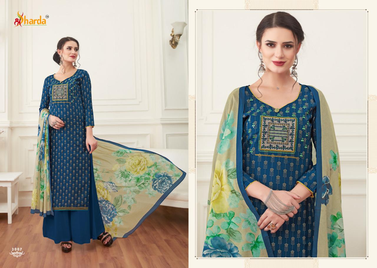 Sakshi By Sharda 3001 To 3007 Series Beautiful Suits Stylish Fancy Colorful Casual Wear & Ethnic Wear Pure Lawn Cotton Digital Printed Dresses At Wholesale Price